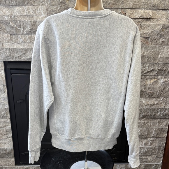 Champion Gray Wisconsin Badgers Crewneck Sweater - Picture 3 of 3